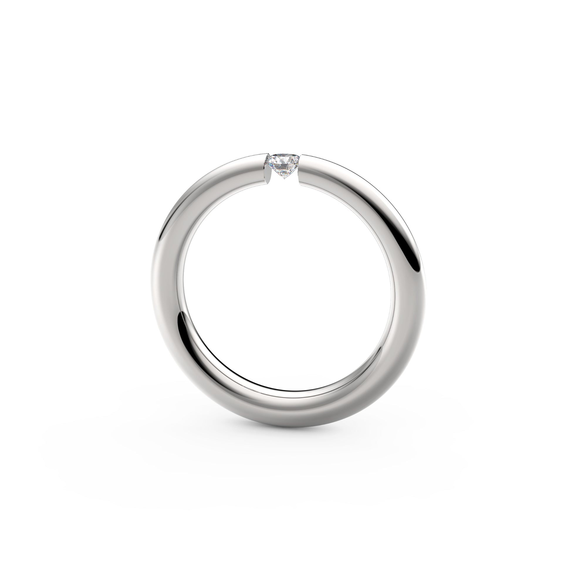 Spannring® Antares , Platin • Diamant von Niessing (N341983-0.12ct-fvs1-gloss-pt)