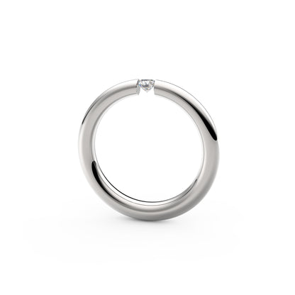 Spannring® Antares , Platin • Diamant von Niessing (N341983-0.12ct-fvs1-gloss-pt)