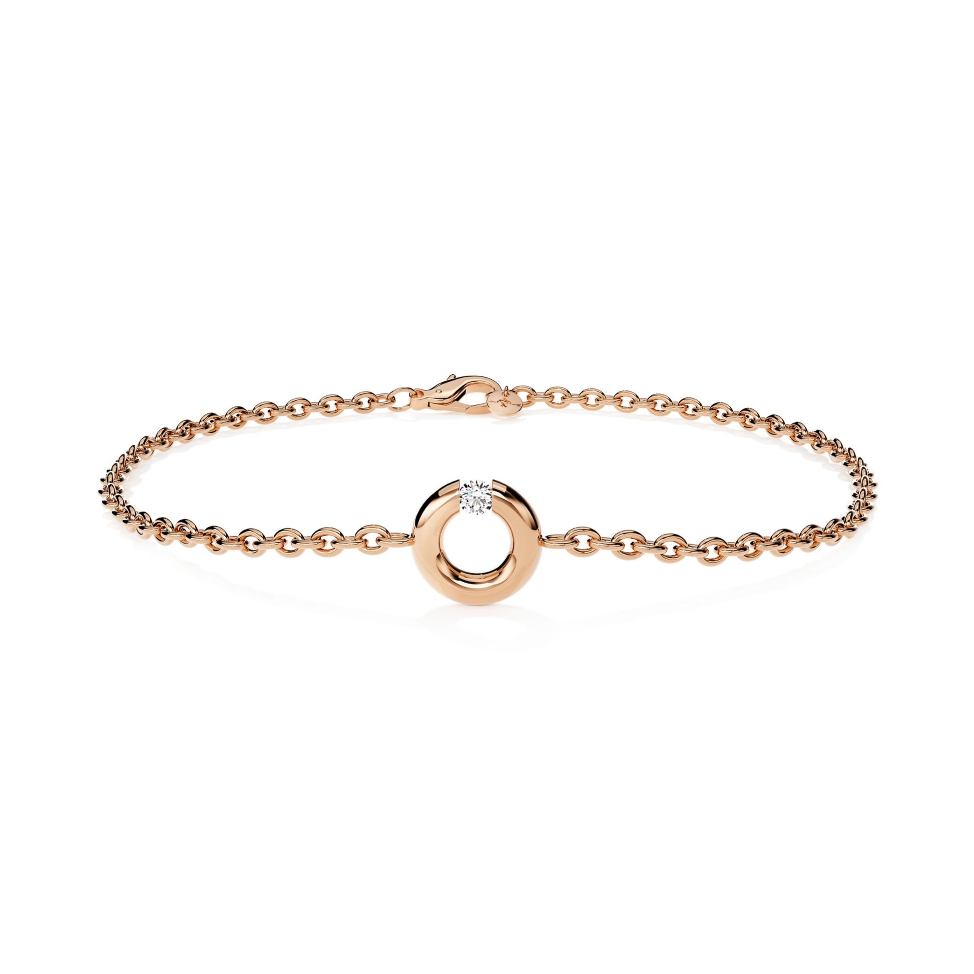 Spannring® Armband, Gelbgold • Diamant von Niessing (N412925-200mm-0.05ct-cr)
