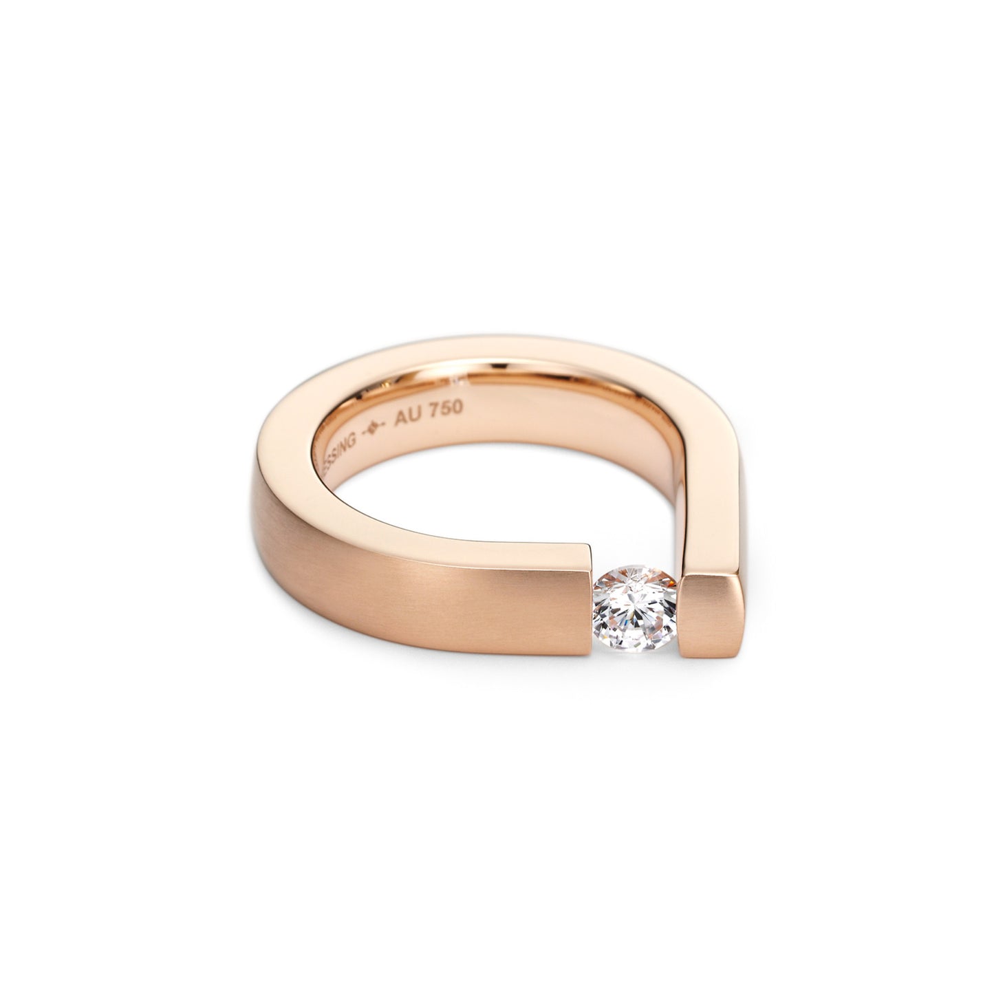 Spannring Bauhaus von Niessing (N351919-0.4ct-gvs2-cr)