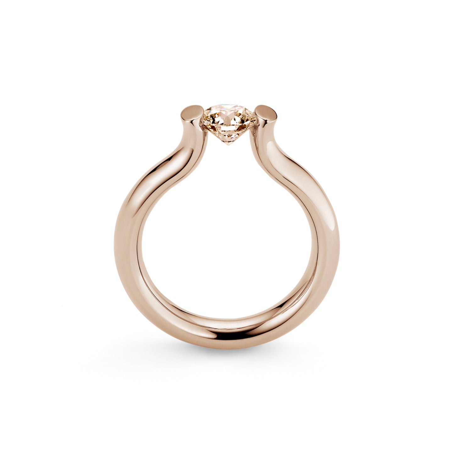 Spannring® Heaven, Diamant von Niessing (N371994-3.5mm-0.5ct-cinnamon-gloss-rw)