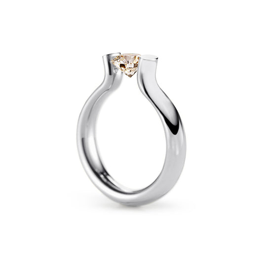 Spannring® Heaven, Platin • Diamant von Niessing (N371994-4mm-1ct-cinnamon-gloss-pt)