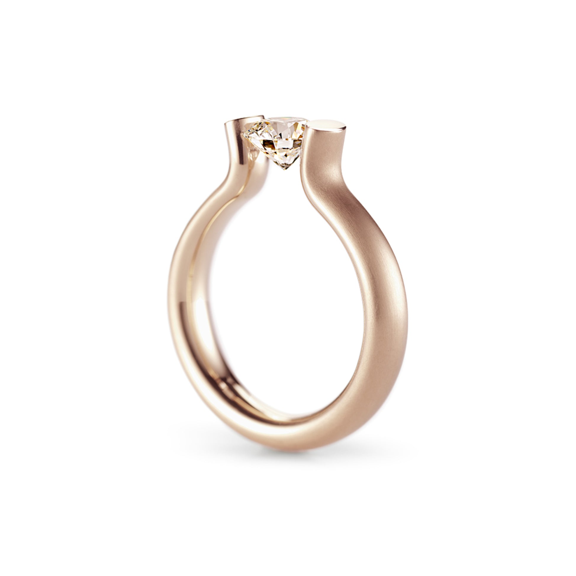 Spannring® Heaven, Diamant von Niessing (N371994-4mm-1ct-cinnamon-satin-rw)