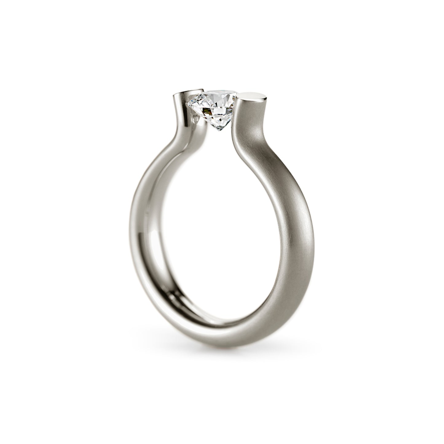 Spannring® Heaven, Diamant von Niessing (N371994-4mm-1ct-satin-fg)