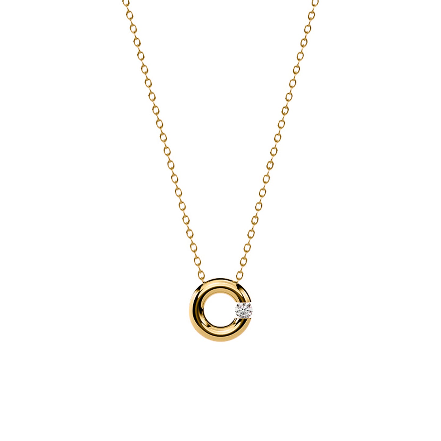 Spannring® Kette von Niessing (N413925-400mm-0.05ct-cy)