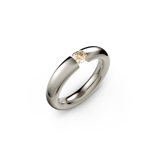 Spannring® Oval  • Diamant von Niessing (N141793-0.25ct-cinnamon-gloss-fg)