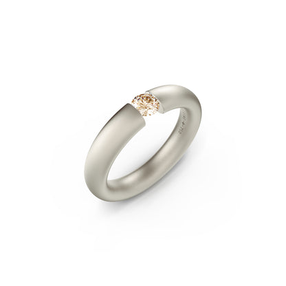 Spannring® Oval  • Diamant von Niessing (N141793-0.25ct-cinnamon-satin-fg)