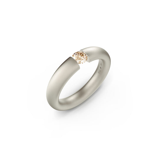Spannring® Oval  • Diamant von Niessing (N141793-0.25ct-cinnamon-satin-fg)