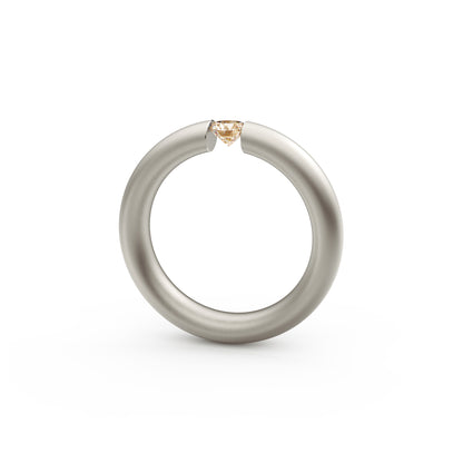 Spannring® Oval  • Diamant von Niessing (N141793-0.25ct-cinnamon-satin-fg)