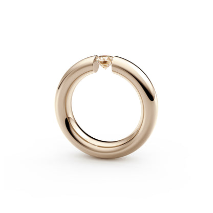 Spannring® Oval  • Diamant von Niessing (N141793-0.5ct-cinnamon-gloss-rw)