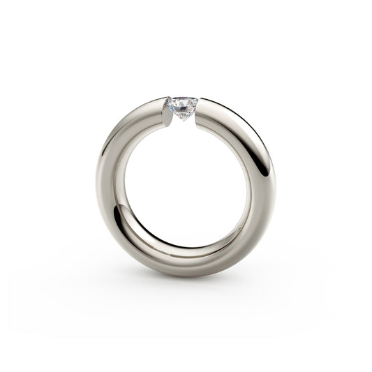Spannring® Oval  • Diamant von Niessing (N141793-0.5ct-gloss-fg)