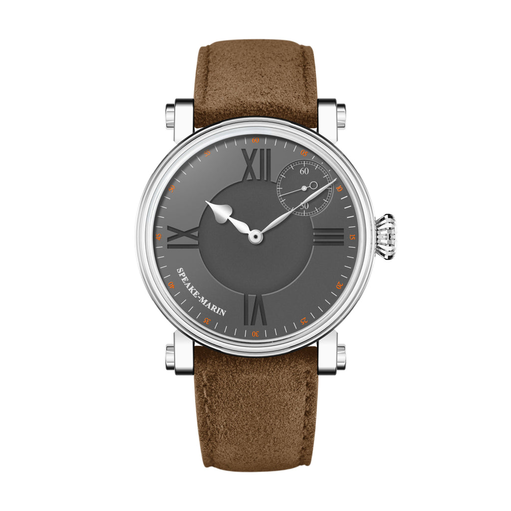 Speake-Marin Academic Slate Grey (413812060) aus Titan mit Rubin
