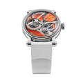 Speake-Marin Dual Time Terracotta (413809020) aus Titan mit Saphir