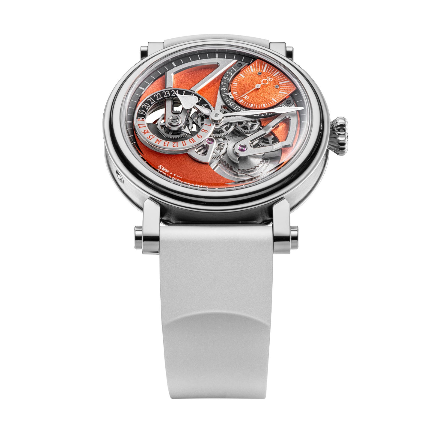 Speake-Marin Dual Time Terracotta (414209020) aus Titan mit Saphir