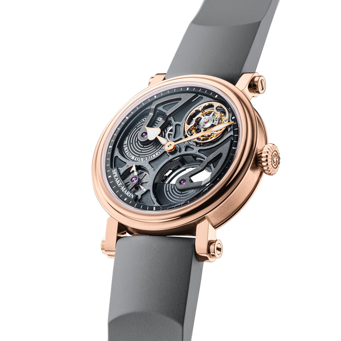 Openworked Tourbillon, Roségold von Speake-Marin (424211040)