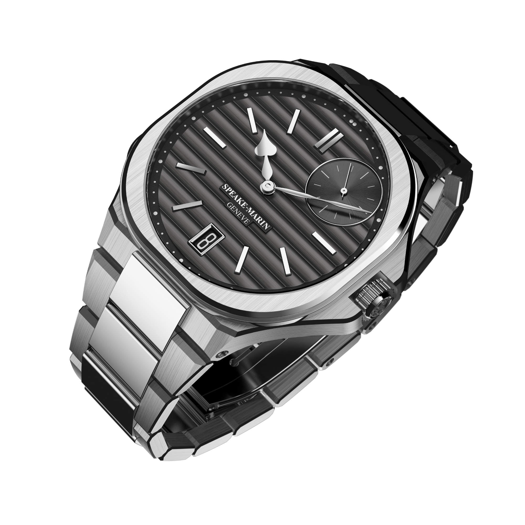 Speake-Marin Ripples Date (604018040) aus Edelstahl