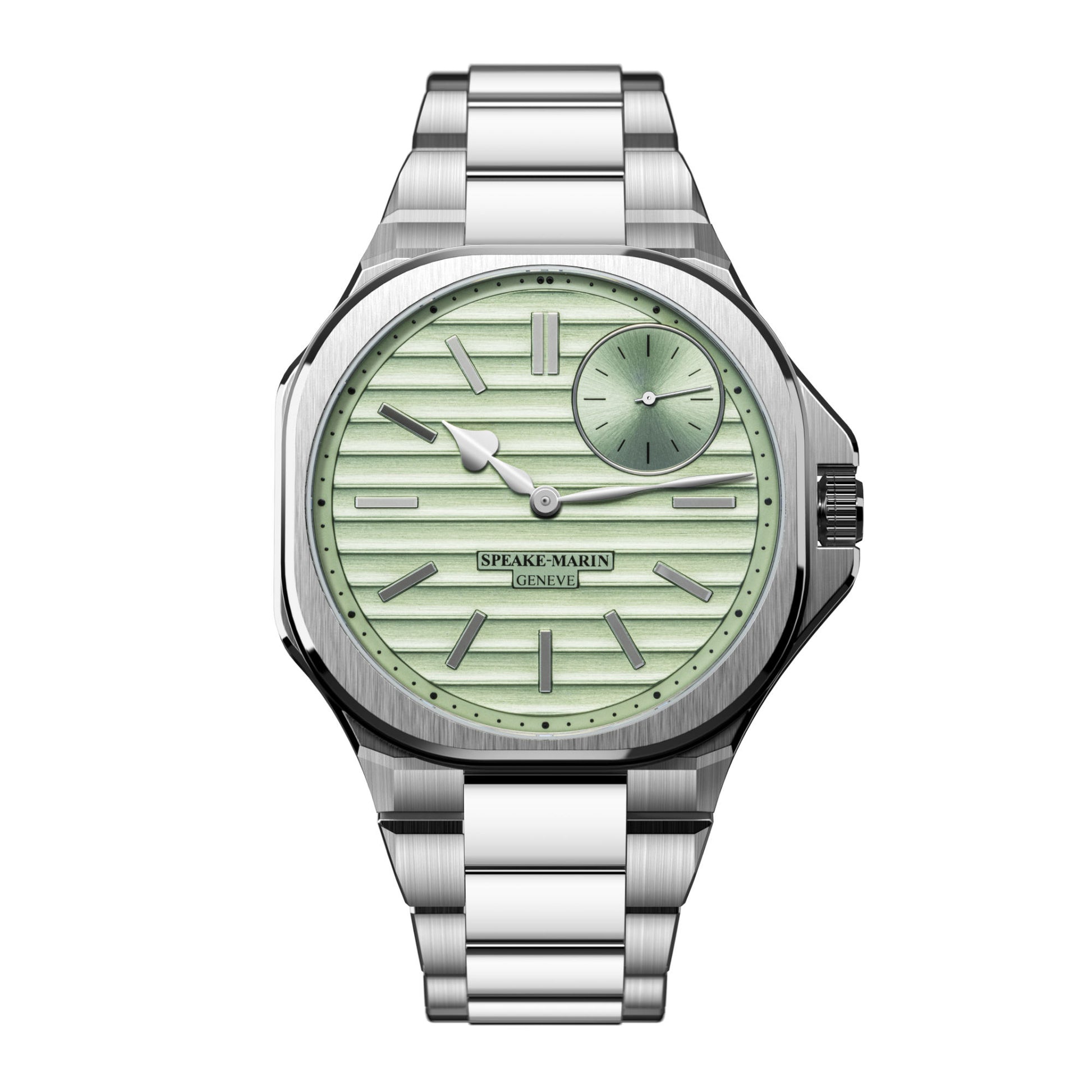 Ripples Metallic Green, Edelstahl von Speake-Marin (604015460)
