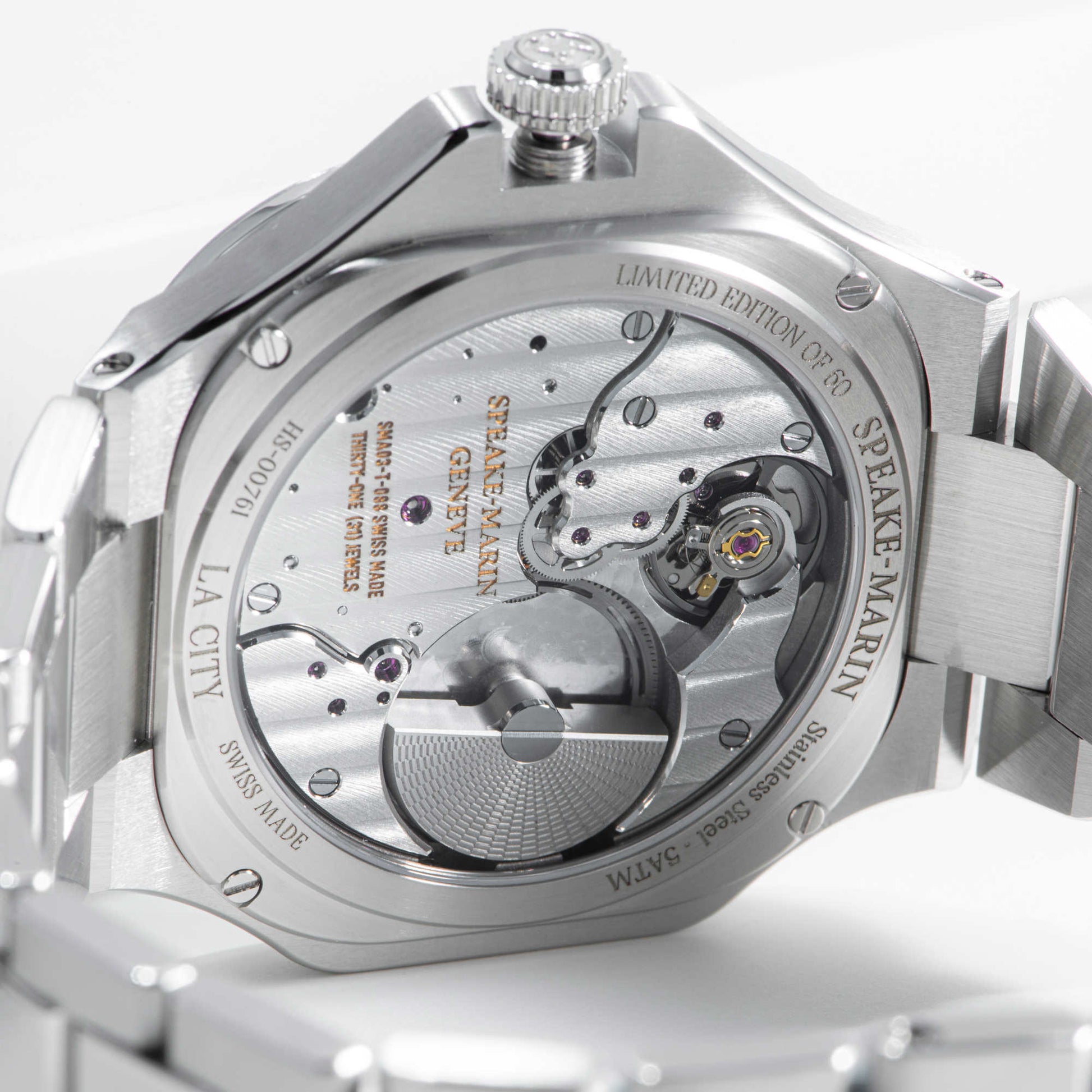 Ripples Metallic Green, Edelstahl von Speake-Marin (604015460)