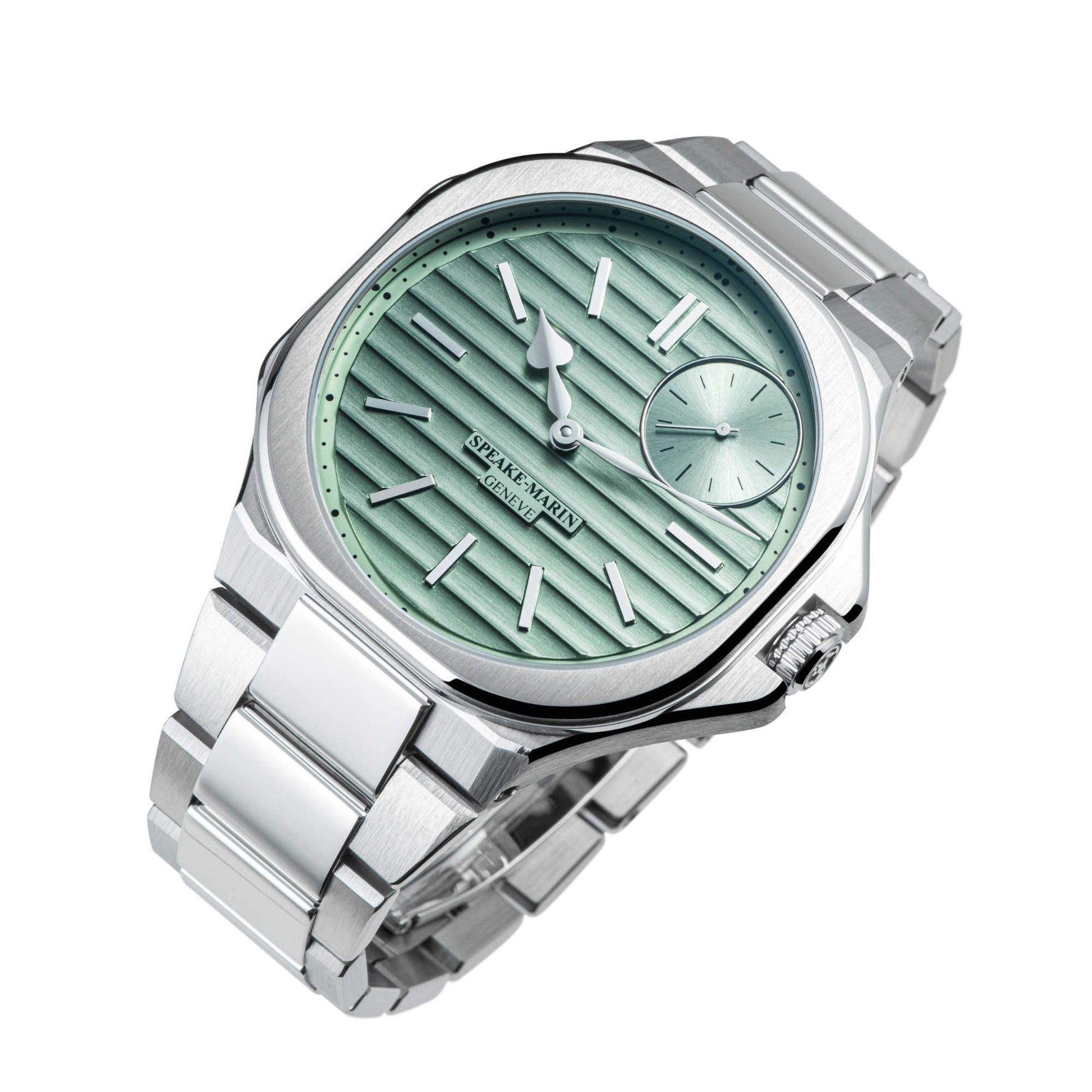 Ripples Metallic Green, Edelstahl von Speake-Marin (604015460)