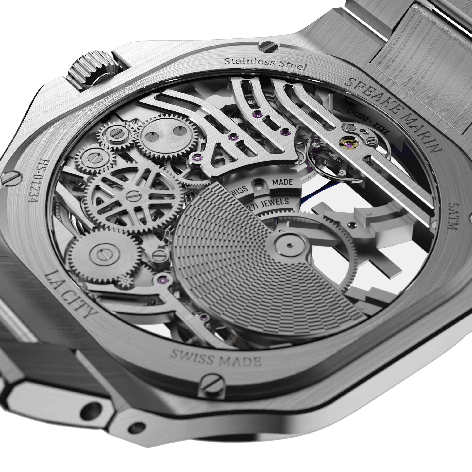 Speake-Marin Ripples Skeleton (604020150) aus Edelstahl