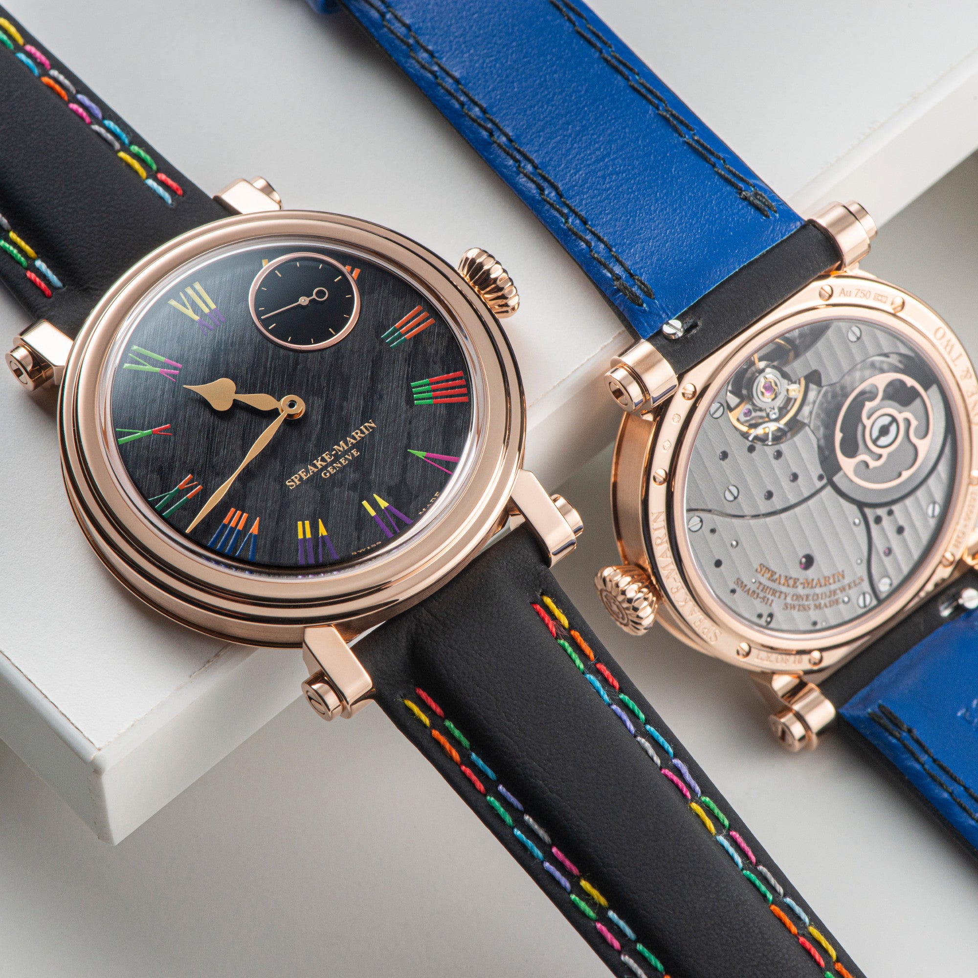 Speake-Marin Tutti Frutti (424214160) aus Roségold, Leder