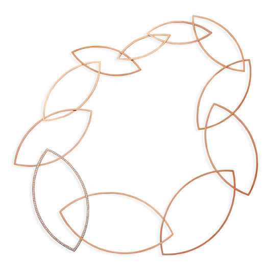 Spitzbogenkette Halskette von Niessing (N363967-136br-cr)