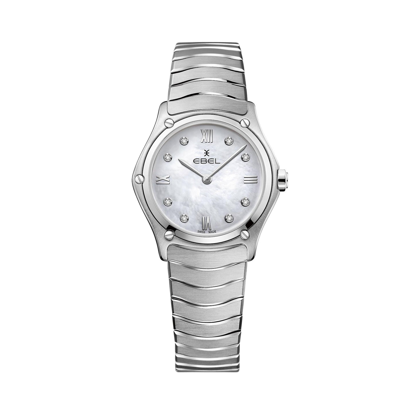 Sport Classic Lady, Edelstahl • Diamant • Perlmutt von EBEL (1216417A)