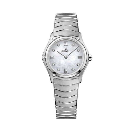 Sport Classic Lady, Edelstahl • Diamant • Perlmutt von EBEL (1216417A)