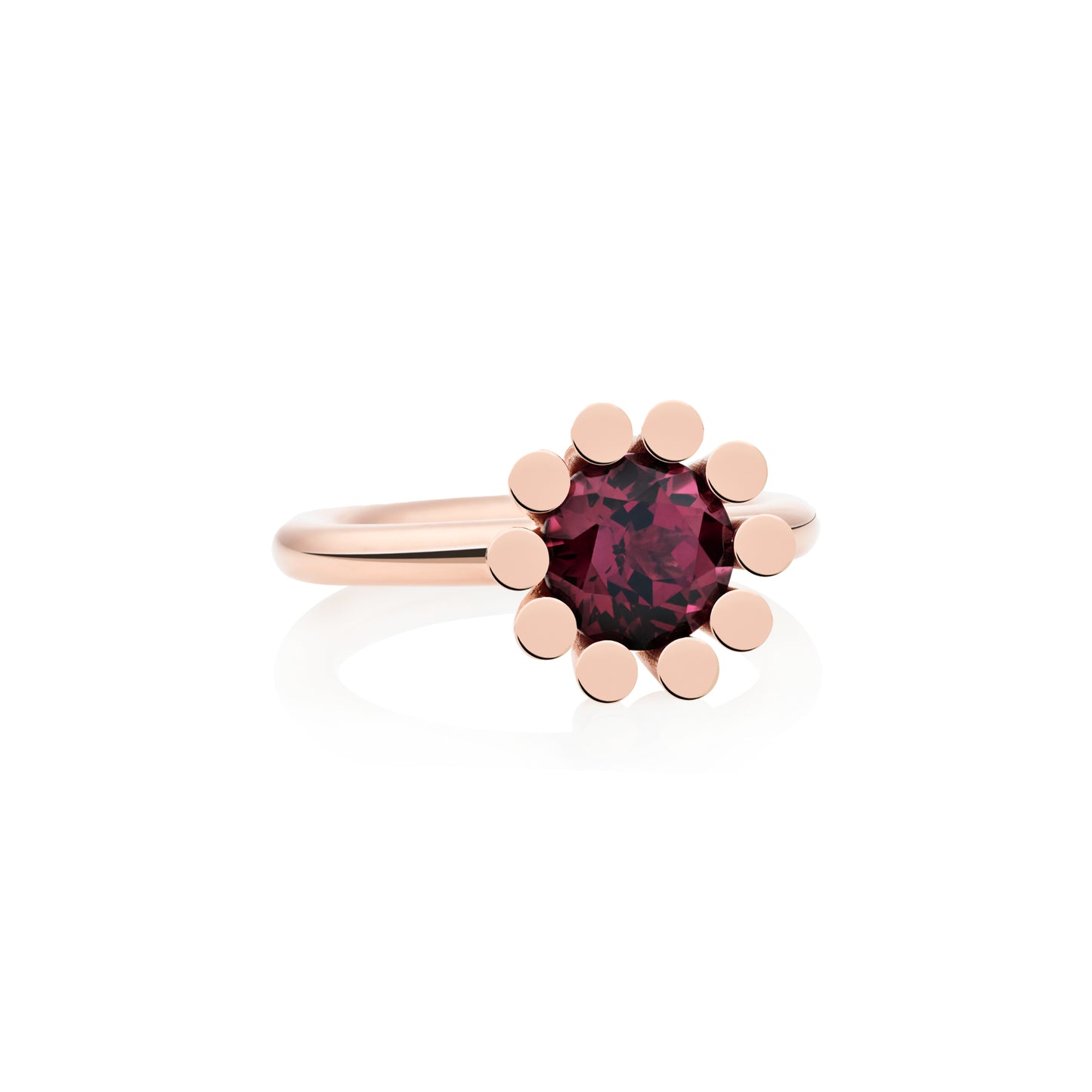 Sprite Ring, Roségold • Diamant • Rhodolith von Bron (8RR4589RH)