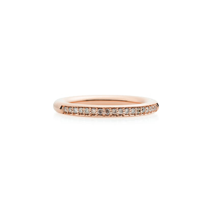 Stax Ring, Roségold • Diamant • Mondstein von Bron (8RR4593CBR)