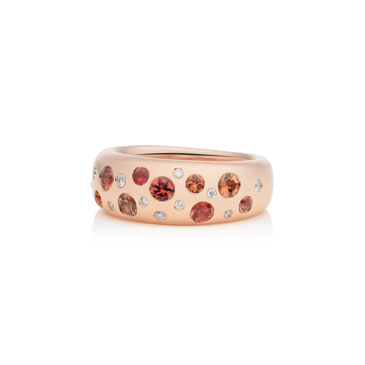 Stax Ring, Roségold • Diamant • Saphir von Bron (8RR4936OKBR)