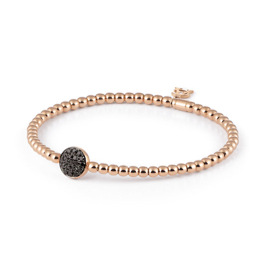Stretchy Armband, Roségold • Saphir von Al Coro (A150BSR)