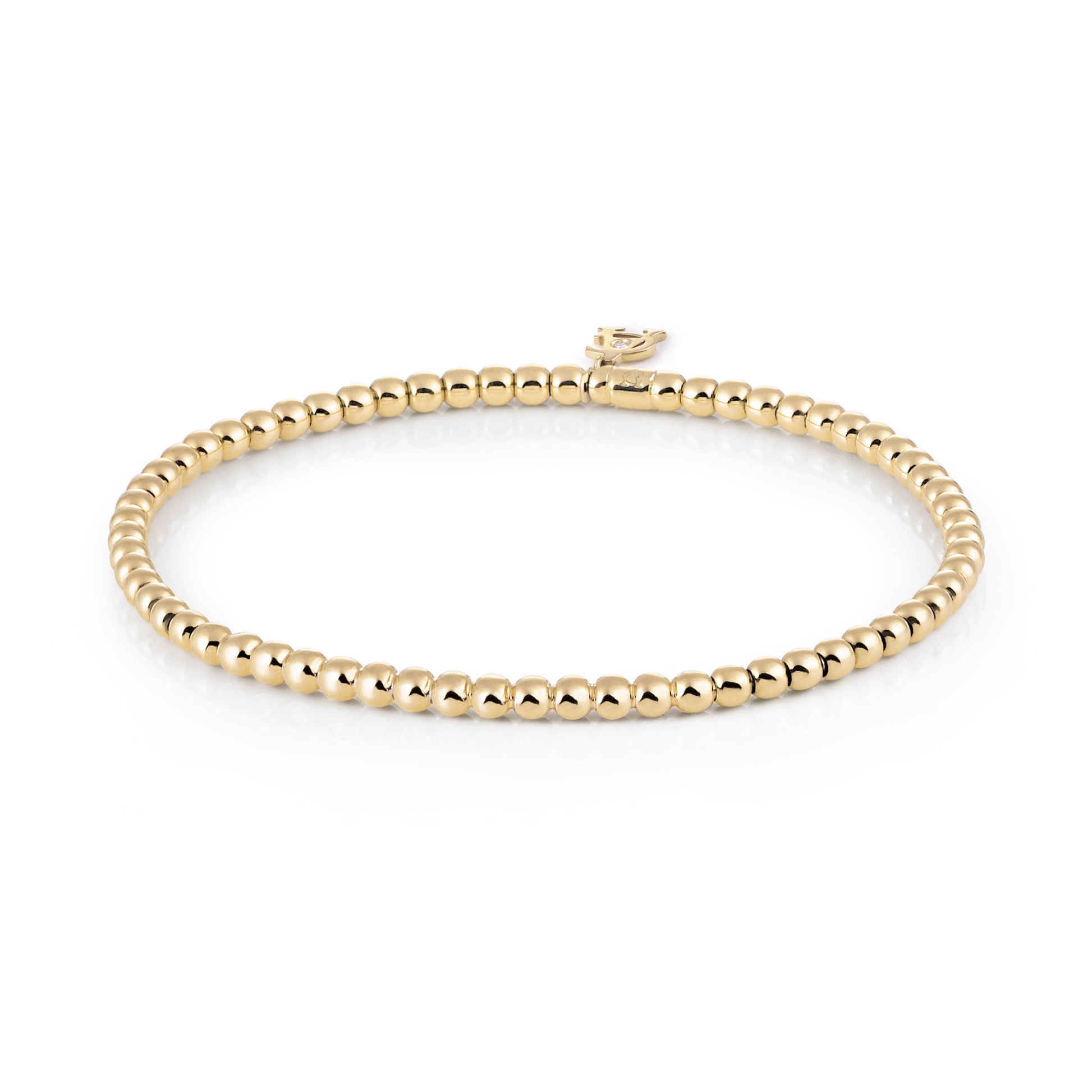 Stretchy Armband, Bicolor-Gold • Diamant von Al Coro (A352G)