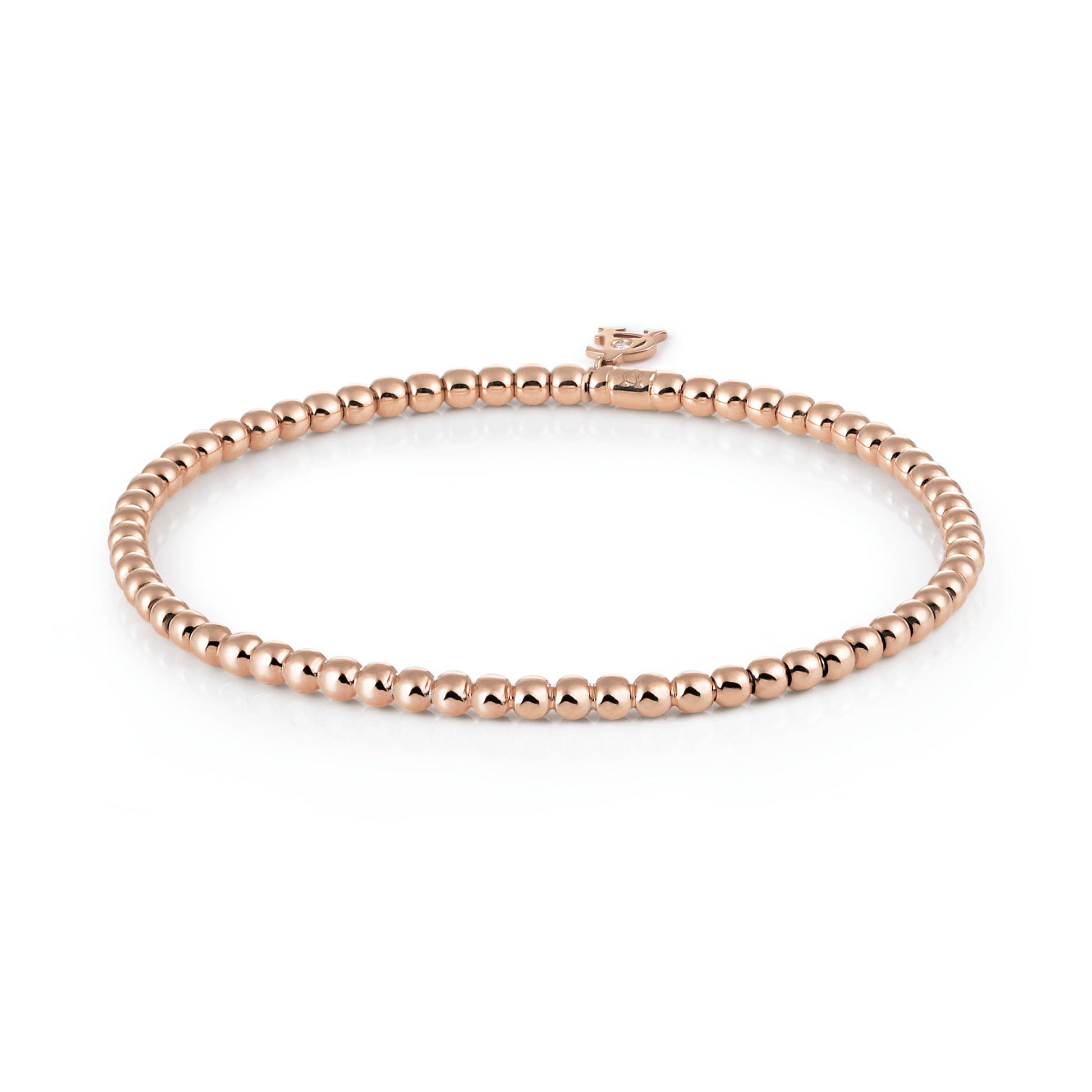 Stretchy Armband, Bicolor-Gold • Diamant von Al Coro (A352R)