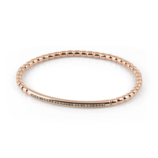 Stretchy Uomo Armband, Roségold • Diamant von Al Coro (A361RBD20)