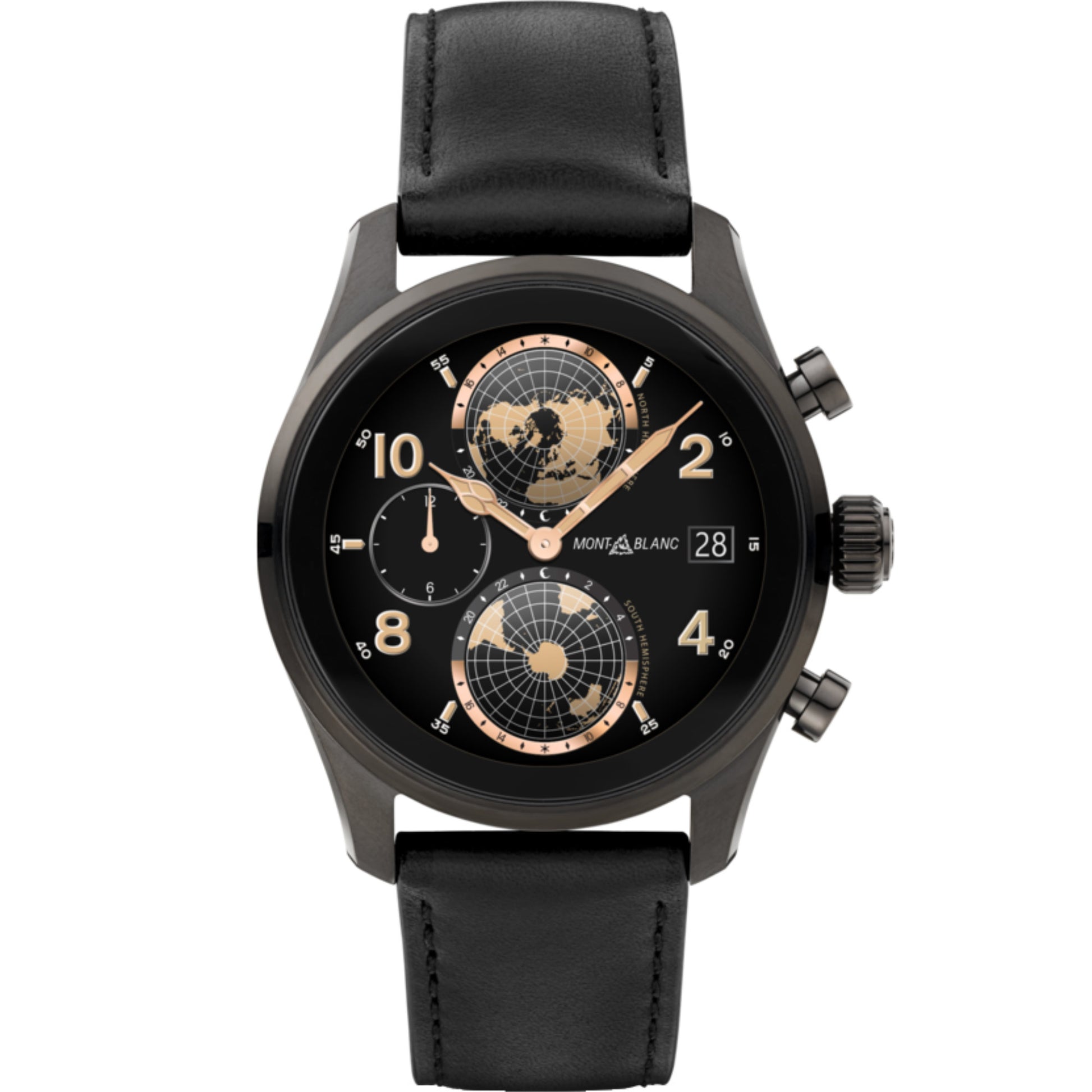 Summit 3 Smartwatch - Schwarz Titan, Edelstahl von Montblanc (129267)