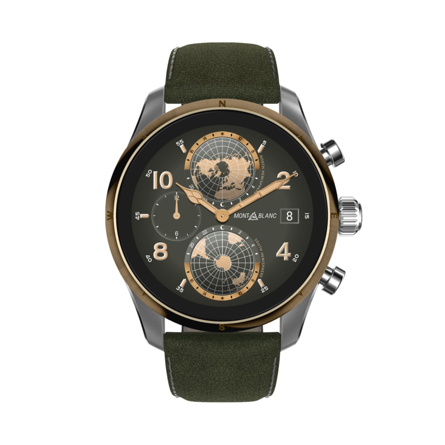 Summit 3 Smartwatch - Zweifarbig Titan, Edelstahl von Montblanc (131798)