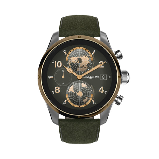 Summit 3 Smartwatch - Zweifarbig Titan, Edelstahl von Montblanc (131798)