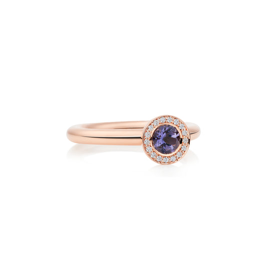 Sushi Ring, Roségold • Diamant • Iolith von Bron (8RR4567IOPBR)