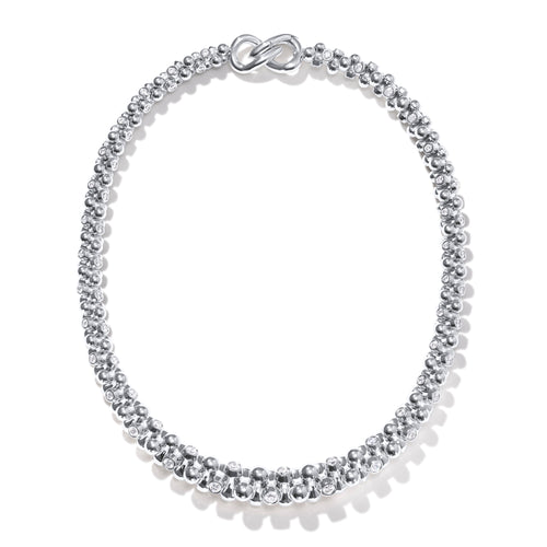 Tamara Comolli ALWAYS DIAMONDS Halskette (N-AD-Alt-Gr-Cl-wg) aus Weißgold mit Diamant