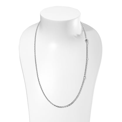 Tamara Comolli BELCHER Halskette - C-BelA-2.8 (8-wg-60) aus Weißgold