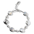 Tamara Comolli BOUTON Armband 'Cashmere' (B-BOU-Cas-Cl-wg) aus Weißgold mit Diamant und Mondstein