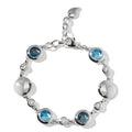 Tamara Comolli BOUTON Armband 'Sky' (B-BOU-Sky-Cl-wg) aus Weißgold mit Diamant und Topas