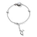 Tamara Comolli BOUTON Mini Chain Armband 'Camel' Small/Medium (B-BOU-c-Cas-sm-wg) aus Weißgold mit Diamant und Mondstein