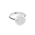 Tamara Comolli BOUTON Ring Large mit Diamant-Pavé (R-BOU-l-p-wg) aus Weißgold mit Diamant