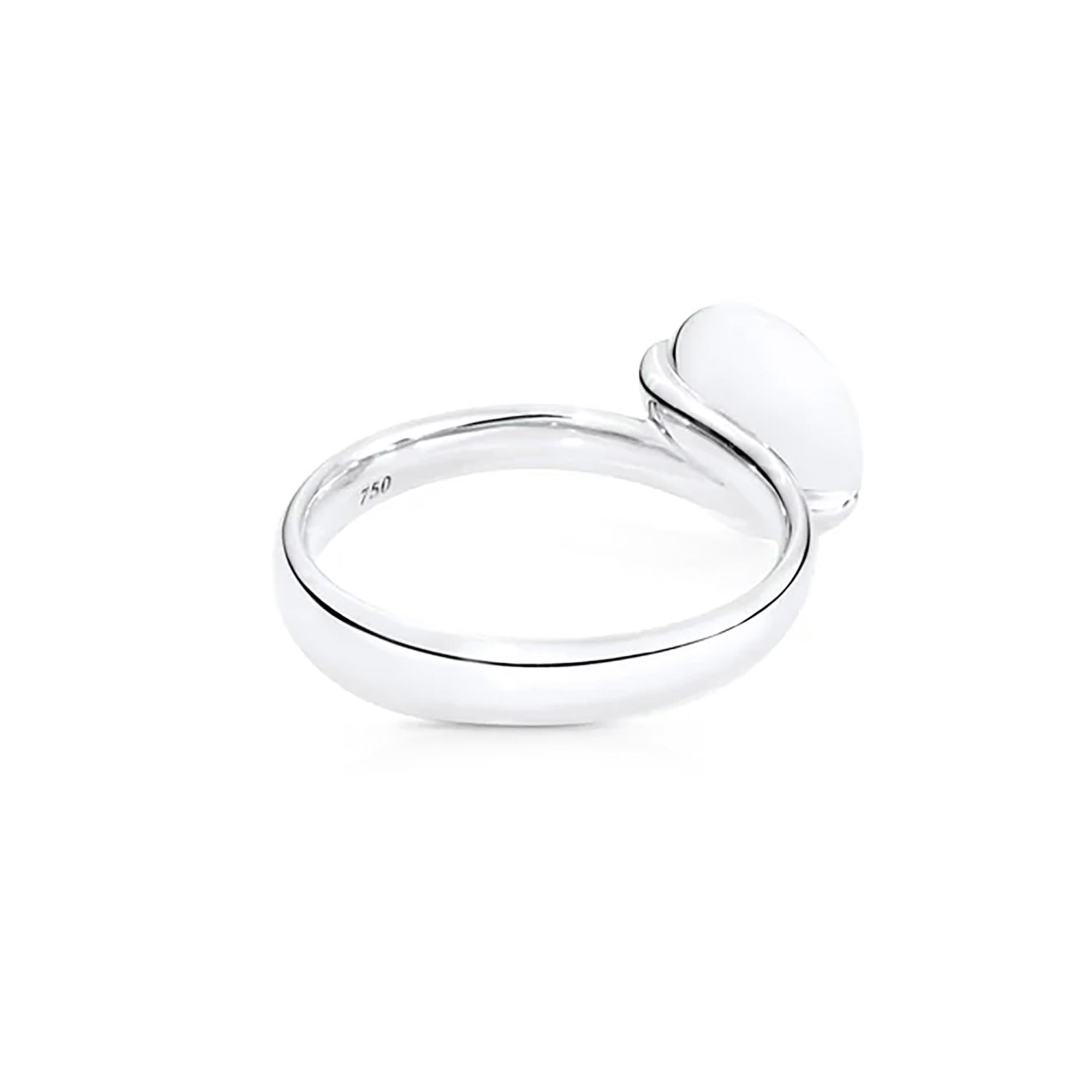 Tamara Comolli BOUTON Ring Small mit Amethyst (R-BOU-s-Am-wg) aus Weißgold mit Amethyst