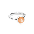 Tamara Comolli BOUTON Ring Small mit Mondstein (R-BOU-s-MoOr-wg) aus Weißgold mit Mondstein
