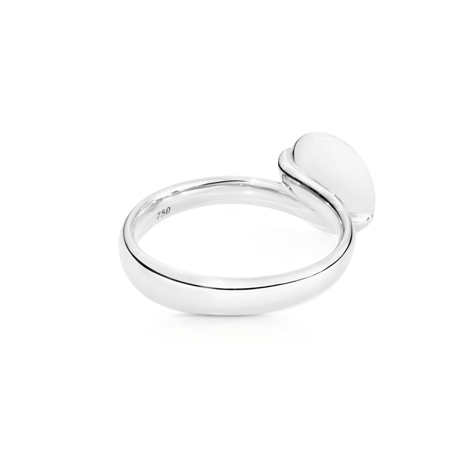 Tamara Comolli BOUTON Ring Small mit Peridot (R-BOU-s-Per-wg) aus Weißgold mit Peridot