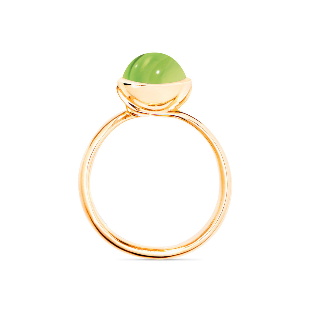 Tamara Comolli BOUTON Ring Small mit Peridot (R-BOU-s-Per-yg) aus Gelbgold mit Peridot