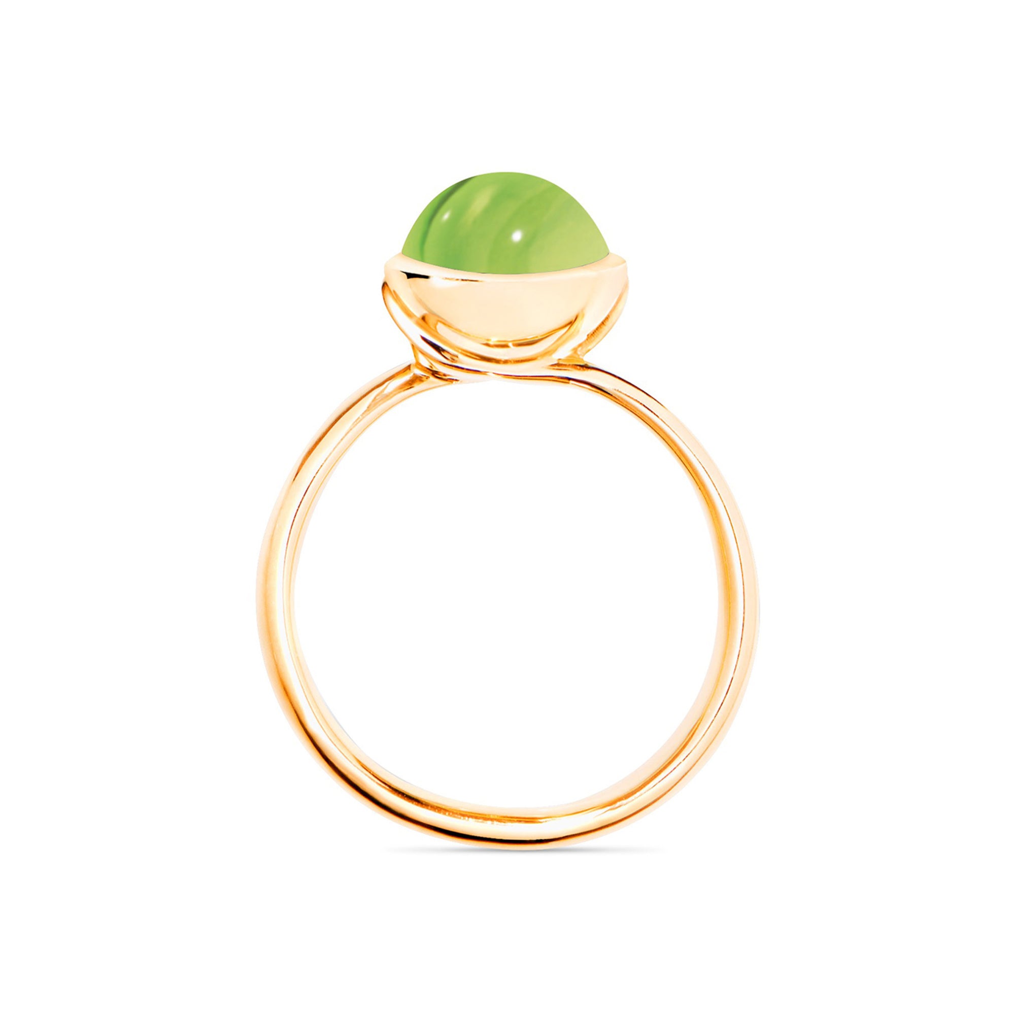 Tamara Comolli BOUTON Ring Small mit Peridot (R-BOU-s-Per-yg) aus Gelbgold mit Peridot